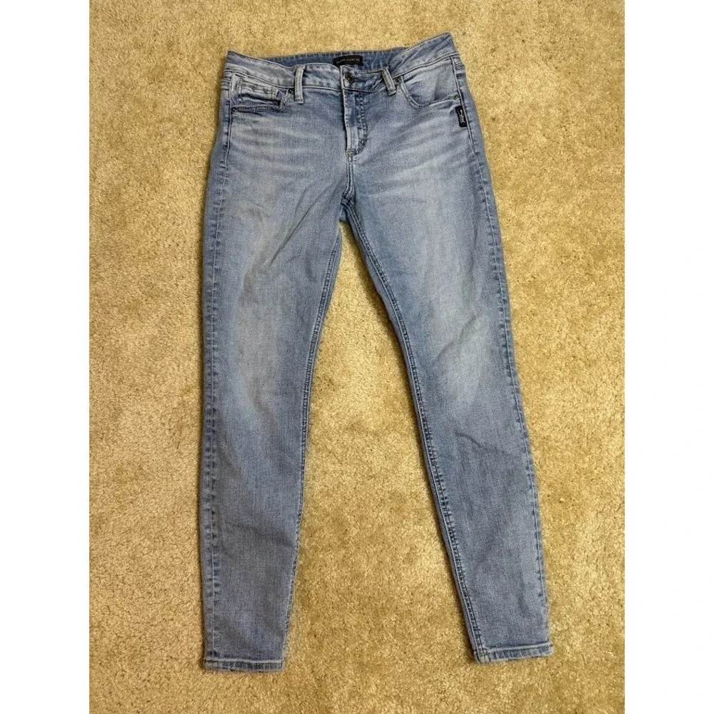 Silver‎ Jeans Medium Wash Avery Skinny Stretch W30xL29
